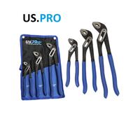 US PRO Tools Heavy Duty 3pc Water Pump Pliers Set 2298