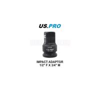 US PRO Tools Impact Socket Adaptor Step Up Adapter 1/2" Inch F to 3/4" Inch M 3494