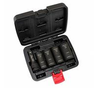 US PRO Tools Impact Wheel Nut Flip Socket Set 5 Piece 3765