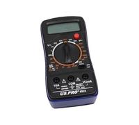 US PRO Tools LCD Digital Multimeter 6919 for AC & DC 600V, 10A, and Resistance Testing