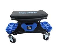 Us Pro Tools Mechanics Rolling Stool With Storage Trays Drawer Steel Frame 5063