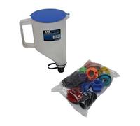 US PRO Tools No-Spill Engine Oil Funnel Filler Kit - 1.7L Funnel & 12 Adapters 5055