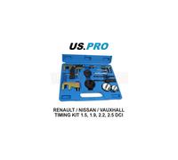 US PRO Tools Renault, Nissan, Vauxhall Timing Kit 1.5, 1.9, 2.2, 2.5 DCI 7186
