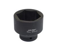 US PRO Tools Single 3/4" DR 60MM 6PT Impact Socket 3713
