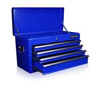US PRO TOOLS Tool Box 6 Drawer Mobile Tool Chest Portable Tool Cabinet Blue Ball Bearing Slide Drawers
