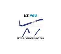 US PRO Tools Wrecking Bar Crowbar Prybar 12" x 12.7mm 6876