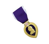 US Purple Ness Hearts Medal Lapel Pin Honor Braves Decorative Badge Suit Pin Clothing Accessories Military Medal Brooch Pin