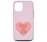 US Quote Protest Ironically Funny Radical Left Scum Heart Case for iPhone 12/12 Pro