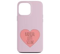 US Quote Protest Ironically Funny Radical Left Scum Heart Case for iPhone 13 Pro Max
