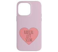 US Quote Protest Ironically Funny Radical Left Scum Heart Case for iPhone 14 Pro Max