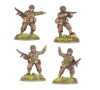US Rangers Platoon Commanders - 28mm Scale Miniatures for Bolt Action Highly Detailed World War 2 Miniatures for Table-top Wargaming
