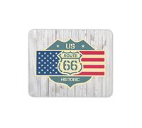 US Route 66 Mouse Mat Pad - America USA Road Trip Flag Fun Computer #4043