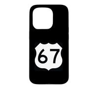 US Route 67 sign Case for iPhone 15 Pro