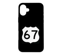 US Route 67 sign Case for iPhone 16 Plus