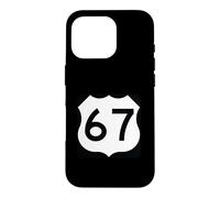 US Route 67 sign Case for iPhone 16 Pro