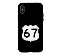 US Route 67 sign Case for iPhone X/XS