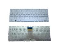 US RU SP BR Backlit Keyboard, Compatible For HP ，Pavilion ，X360 14-BS 14-BA 14T-BA 14M-BA 14-BW 14-BF 14G-BR 240 G6 245 G6 246 G6(SP Backlit Silver)