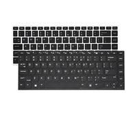 US Russian Backlit Keyboard For HP for EliteBook 840 G5, 846, G6, 745-G5-G6 Keyboards L14379-001 L14377-DH1(RU Black No Backlit)