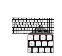 US Russian Laptop Keyboard,Compatible For ASUS，VivoBook | S15 X521 X521J X521F X521EA X521IA X521FA X521FL X521EQ X521JQ With Backlight(RU Silver Backlight)