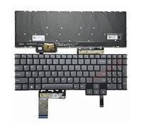 US/Russian RGB Backlit Keyboard ， Compatible For Lenovo ， Compatible For Legion ，LOQ 15ARP9 15AHP9 15IAX9 15IRX9 15IAX9I NSK-6AB4BC PH5CYXRGBG-3T(Black US Backlit)