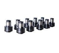 US STOCK 10 pcs ANSI Imperial Tapping Collets G24/TC 820 8,5/32", 10,3/16", 14,1/4", 5/16", 3/8", 1/2'', 9/16", 5/8", 11/16", 13/16'' Applicable for Electric Tapping Machine M24HR(TC 820)