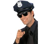 US STYLED COP POLICE HAT - ADULT COSTUME ACCESSORY