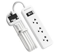 US to UK Plug Adapter 3 Outlets for American/European Electronic Devices, Shaver Plug Adaptor UK, Travel from United States, Canada, France, Spain, Germany,13A/3250W