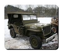 US United States USA Army Willys MB Off-Road Vehicle Vintage WWII Photo Mouse Pad Mouse Pad Computer Laptop PC # 9386