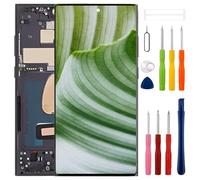 [US Version][with Frame] SWARK New TFT LCD Touch Screen Digitizer Assembly for Galaxy S23 Ultra SM-S918U, S918W, G998A with Upgraded Repair Tools Kit-NO Fingerprint Function