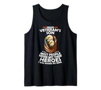 US Veteran's Son - Father's Day Gift From Son, Daughter Tank Top