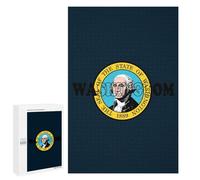 US Washington State Seal Stylish Adults Jigsaw Puzzle Funny Wooden Educational Game Art Home Decor