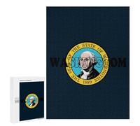 US Washington State Seal Stylish Adults Jigsaw Puzzle Funny Wooden Educational Game Art Home Decor