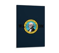 US Washington State Seal Stylish Posters & Prints Hanging Wall Art Paintings for Home Office Decor