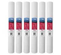 US Water Filters 10 Micron 20 Inch x 2.5 Inch | Melt Blown Polypropylene Whole House Sediment Water Filter Replacement Cartridge | Compatible with Pentek PD-10-20, Hydronix SDC-25-2010 | 6-Pack