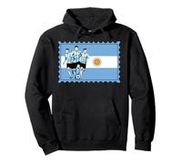 US World Football 26 Argentina Champion Team Fun Flag Winner Pullover Hoodie