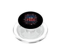 USA 250th Anniversary Born To Be Free 1776-2026 PopSockets PopGrip for MagSafe