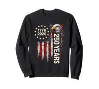 USA 250th Anniversary Celebrate Patriotic Cool Eagle Sweatshirt