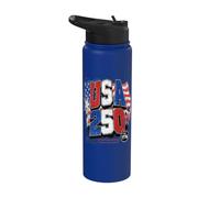 USA 250th Anniversary Freedom Unity Legacy Stainless Steel Insulated Water Bottle