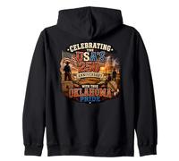 USA 250th Anniversary Oklahoma Pride Zip Hoodie