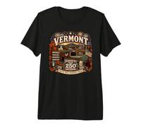USA 250th Anniversary Vermont Pride Premium T-Shirt