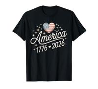 USA 250th Birthday America 1776 2026 Freedom Pride Value Graphic T-Shirt