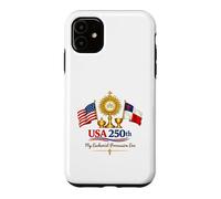 USA 250th Eucharist Era Vintage Flag Design Case for iPhone 11