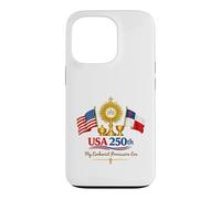 USA 250th Eucharist Era Vintage Flag Design Case for iPhone 13 Pro