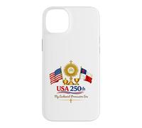 USA 250th Eucharist Era Vintage Flag Design Case for iPhone 14 Plus