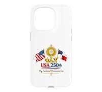 USA 250th Eucharist Era Vintage Flag Design Case for iPhone 15 Pro