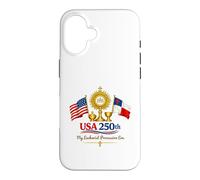 USA 250th Eucharist Era Vintage Flag Design Case for iPhone 16