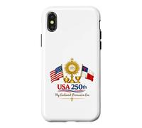 USA 250th Eucharist Era Vintage Flag Design Case for iPhone X/XS