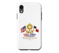 USA 250th Eucharist Era Vintage Flag Design Case for iPhone XR