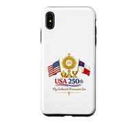USA 250th Eucharist Era Vintage Flag Design Case for iPhone XS Max