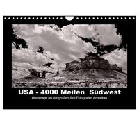 USA - 4000 Miles Southwest Homage to America's Great SW Photographers UK-Version (Wall Calendar 2026 DIN A4 Landscape), CALVENDO 12 Month Wall Calendar